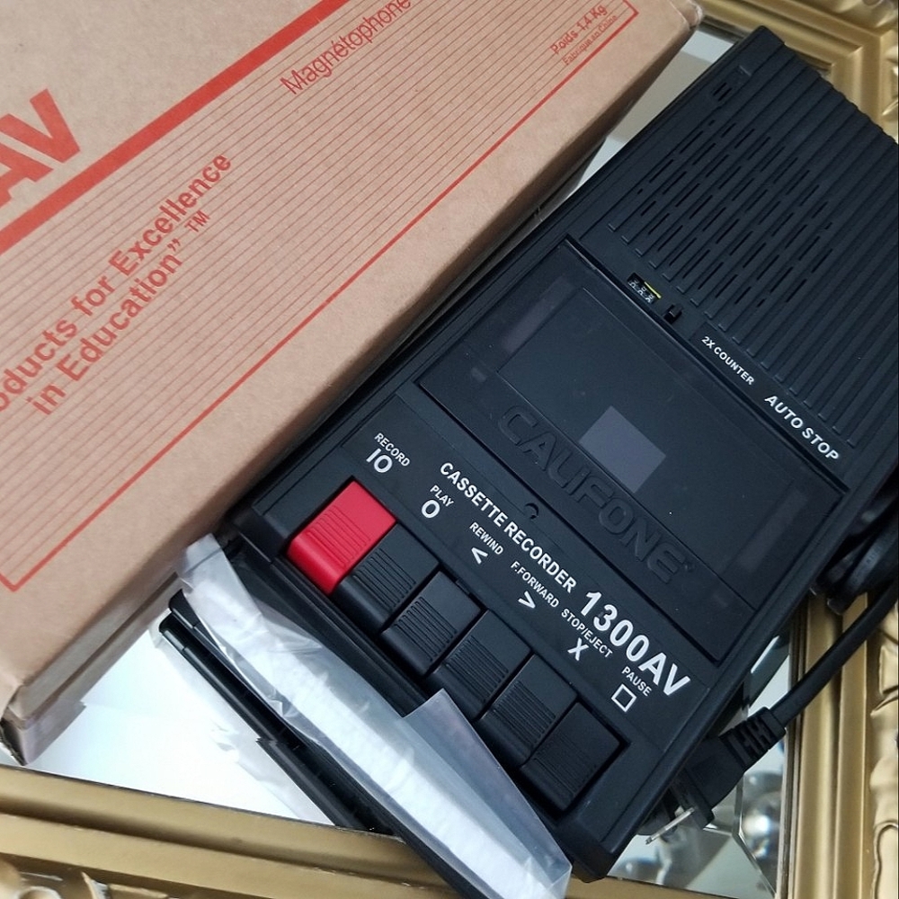 ❗Califone 1300AV Cassette Recorder with Built In Microphone❗